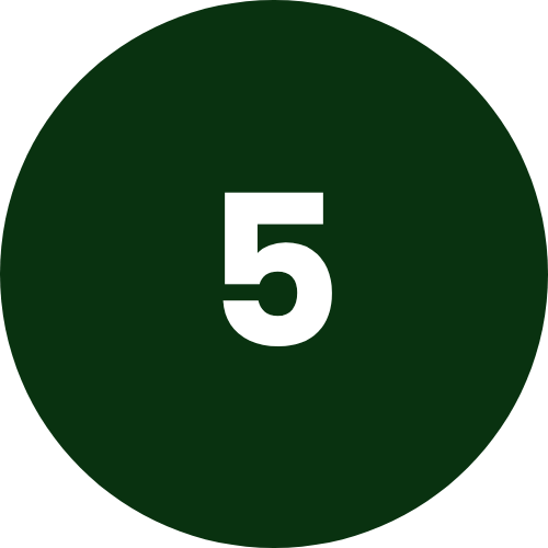 number 5 icon